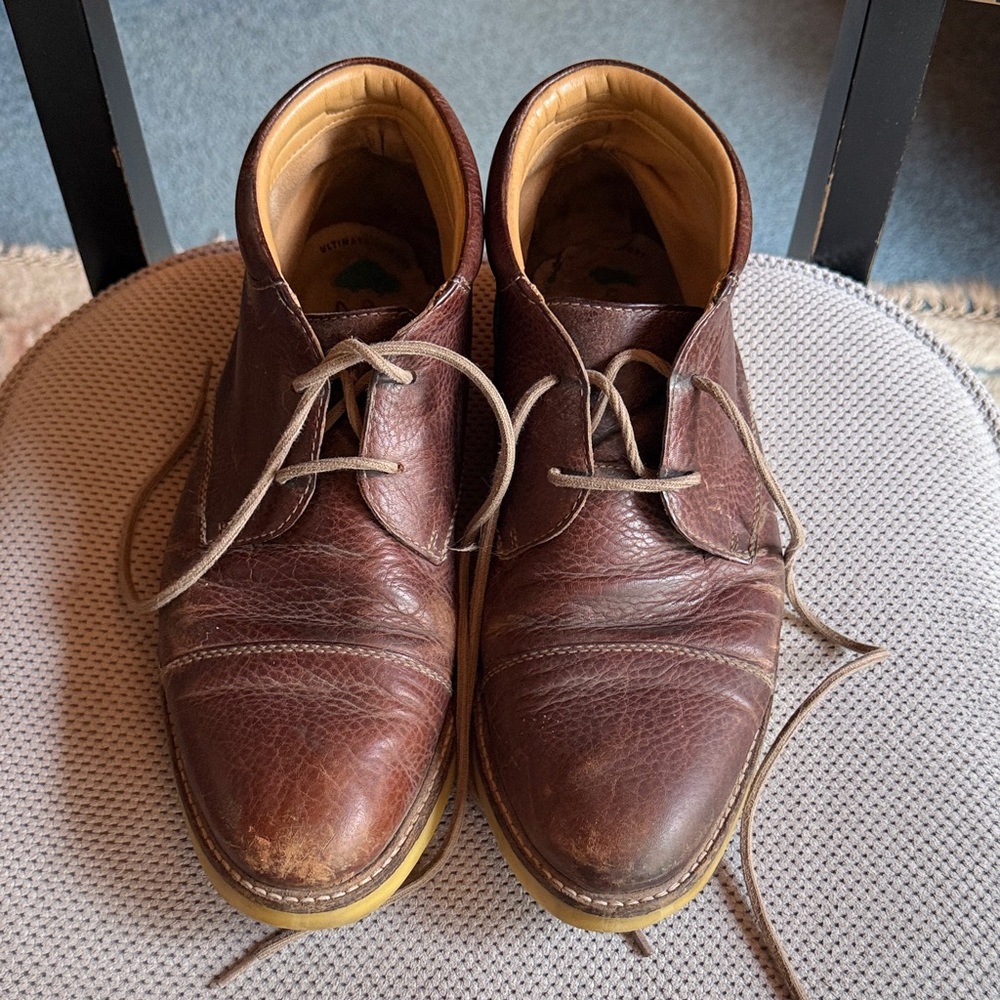 Men's Clarks Brown Leather Shoes